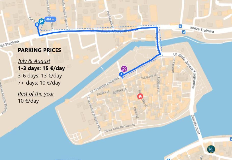 Top-Floor Apartment In Trogir Center Экстерьер фото